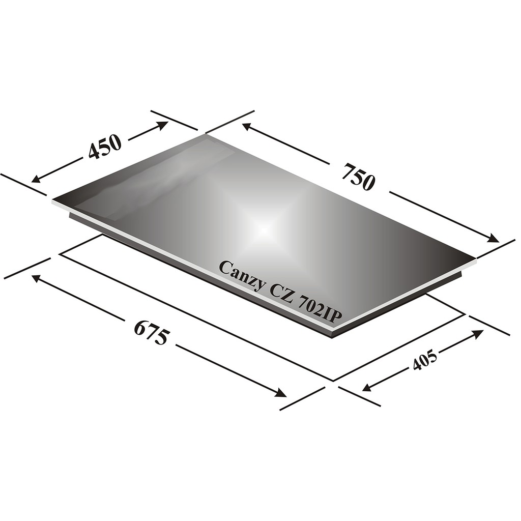 Bếp từ Canzy CZ 702IP nhập khẩu Đức, bếp đôi 2 từ, bếp từ đôi