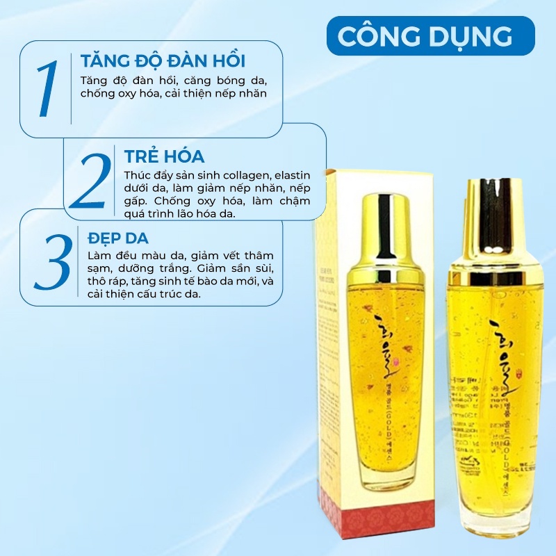 Serum Vàng 24k - Serum Dưỡng Trắng Da Dưỡng Ẩm Tinh Chất Vàng 24k Cao Cấp Labelage Hàn Quốc 130ml