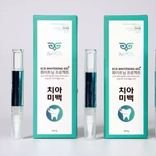 [CHÍNH HÃNG][TEM CHỐNG HÀNG GIẢ] Bút Trắng Răng, Gel Trắng Răng Be’POS Hàn Quốc – Eco Whitening Gel Plus
