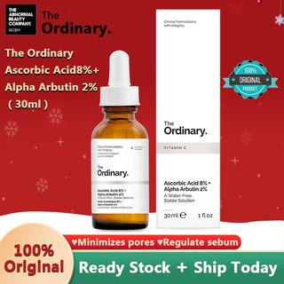 Tinh chất trắng da chống lão hóa The Ordinary Ascorbic Acid8%+Alpha Arbutin 2% 30ml