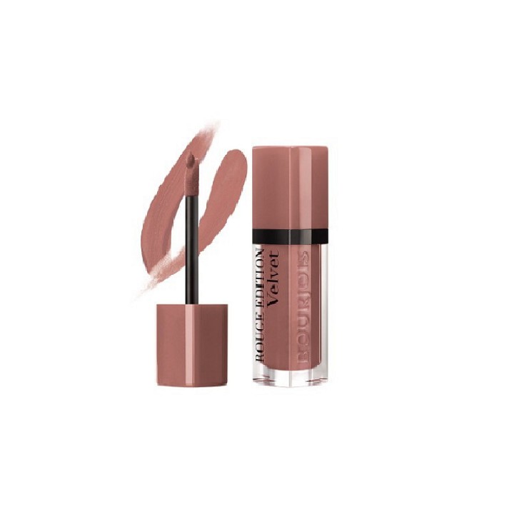 Son Bourjois Velvet 32 Trop Brunché hồng đất