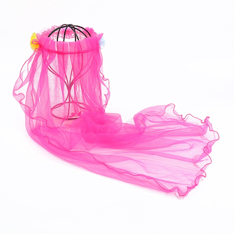 Vòng Hoa Đội Đầu Phối Khăn Choàng Cổ Handmade Xinh Xắn Cho Bé Gái