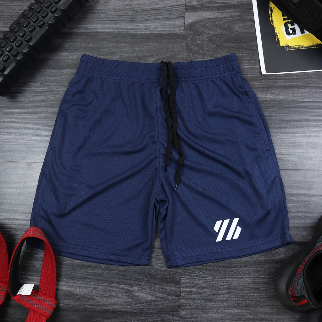 Quần tập gym nam, quần short 3G chạy bộ chơi thể thao co dãn 4 chiều