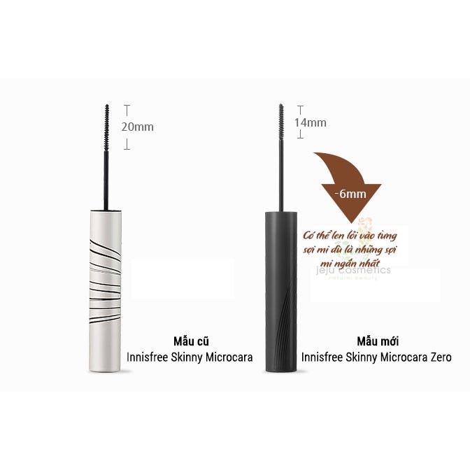 Mascara chuốt mi Skinny Microcara Zero Innisfree,Skinny LongLongCara | BigBuy360 - bigbuy360.vn