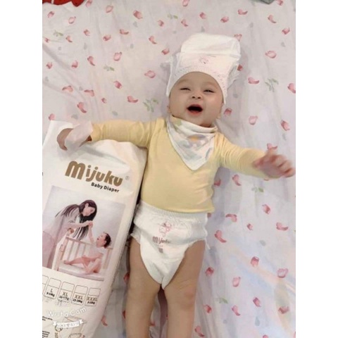 Tổng kho bỉm Mijuku cao cấp 1 bịch 50 miếng 50S/50M/50L/50XL/50XXL/50XXXL
