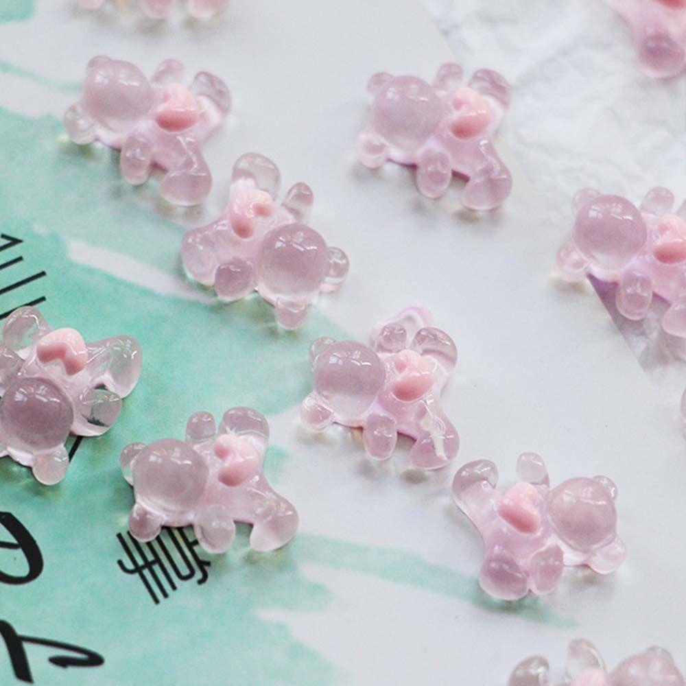 Phụ Kiện Trang Trí Móng Tay 3D Bằng Resin Trong Suốt Phong Cách Nhật Bản DIY