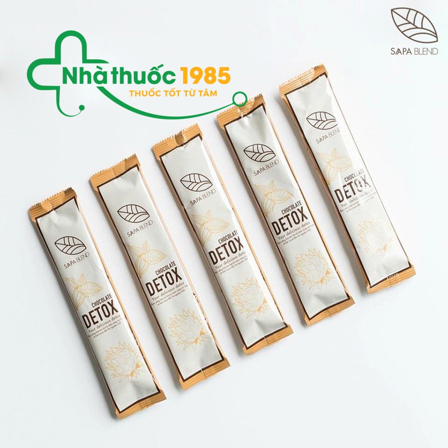 Nước uống Chocolate detox Cacao Actiso Traphaco sapa Hộp 12 gói