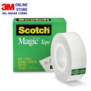Băng Keo 3M 810 SCOTCH Magic Tape loại 19mmx32m