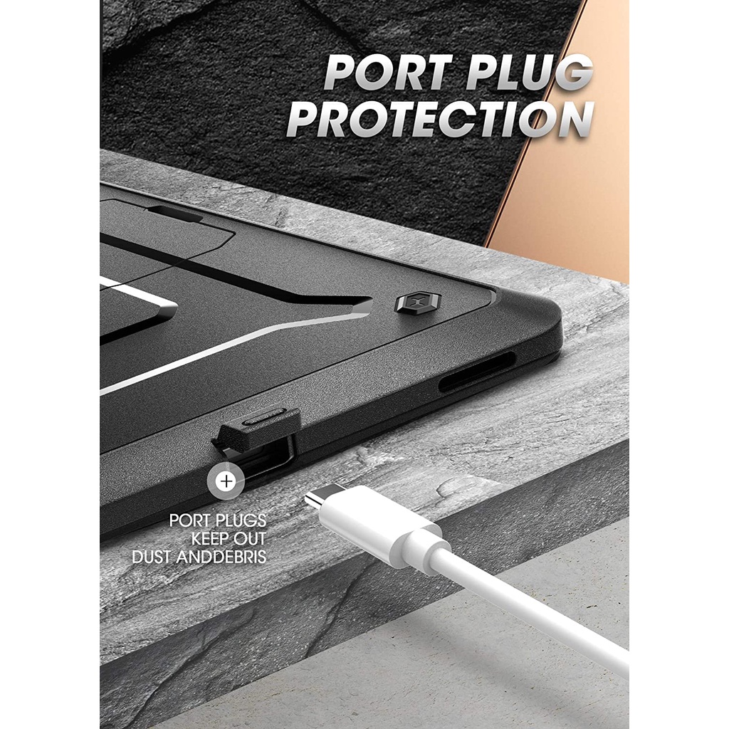 Ốp bảo vệ máy tính bảng SUPCASE có ngăn đựng bút cảm ứng thích hợp cho Samsung Galaxy Tab S7 Plus 2020/Tab S8 Plus 2022