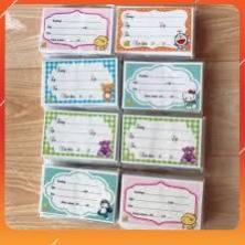 Giấy nhãn học sinh ( 1 xấp gồm 5 tờ )