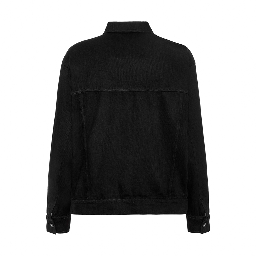 Áo Khoác Jean Màu Đen Dimor