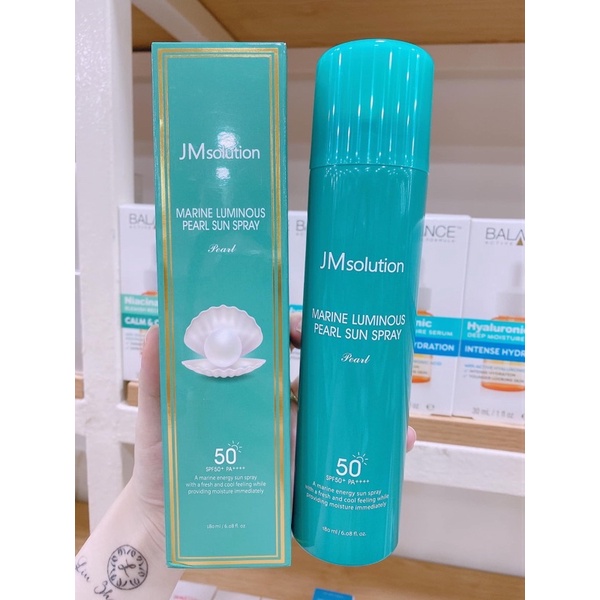 Xịt chống nắng JM Solution Pearl sun Spray