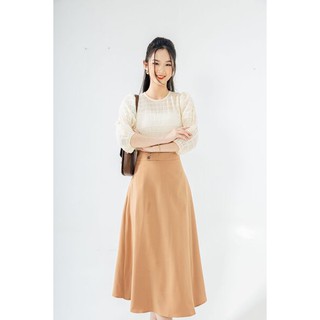 Chân váy xoè cạp 3 cúc