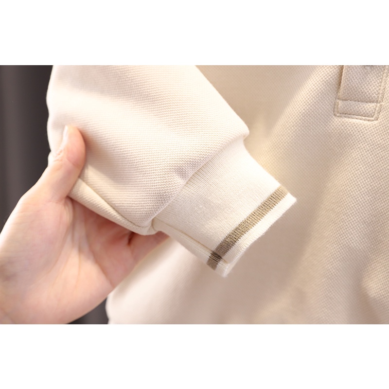 Set Áo Thun polo In Hình Gấu & Quần Dài Thời Trang Cho Bé Trai 0-6 Tuổi