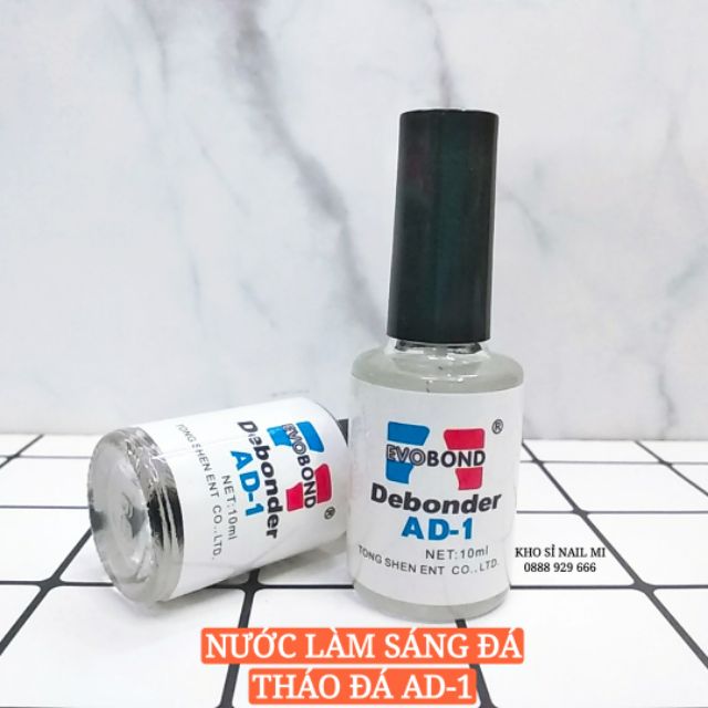 [SIÊU SALE] NƯỚC LÀM SÁNG ĐÁ NAIL AD - THÁO ĐÁ THÁO MÓNG NAIL 10ML