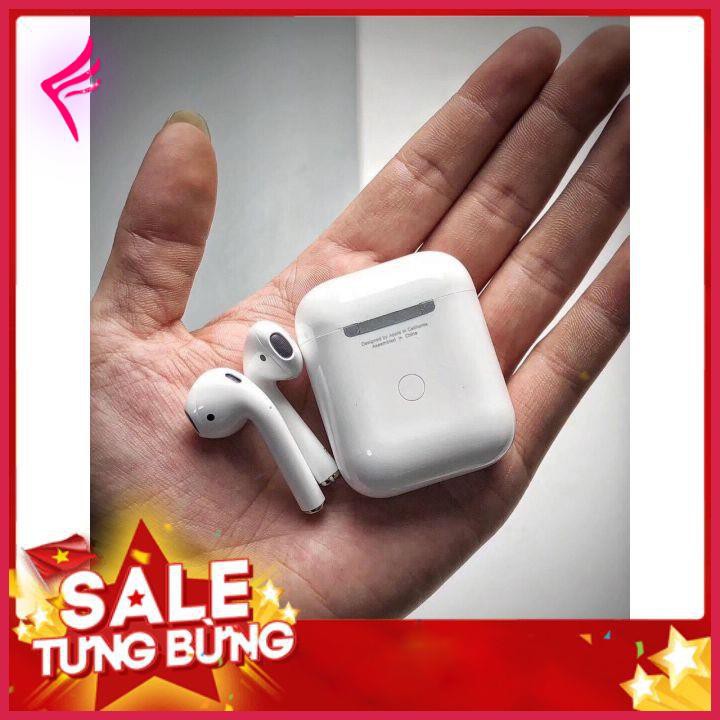 [người bán địa phương] Tai nghe Airpod 2 nhét tai bluetooth Chống ồn, Đổi tên định vị, cảm ứng đa điểm