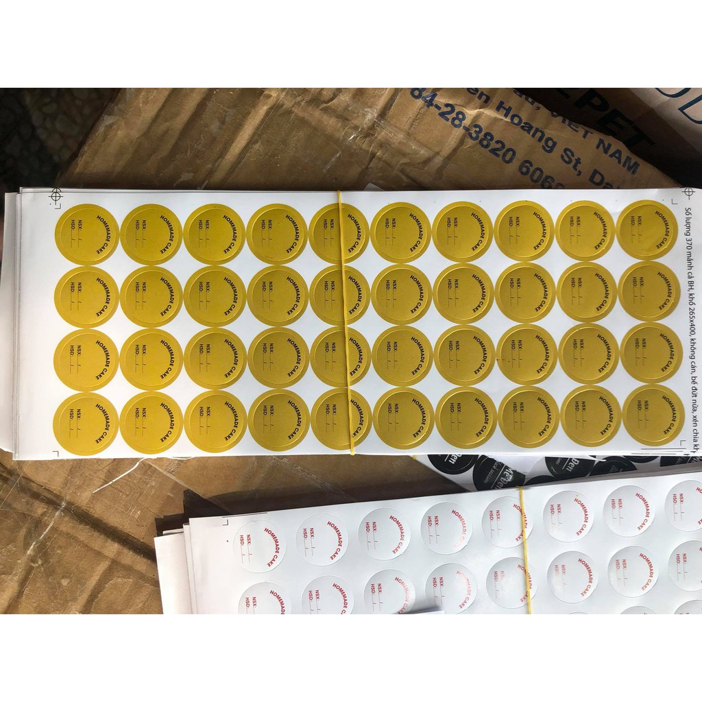 Tem trung thu màu trắng homemade tờ 40 tem (Tờ