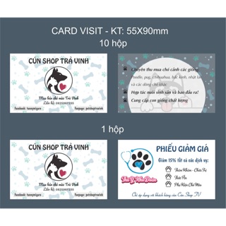 1000 cardvisit phiếu giảm giá