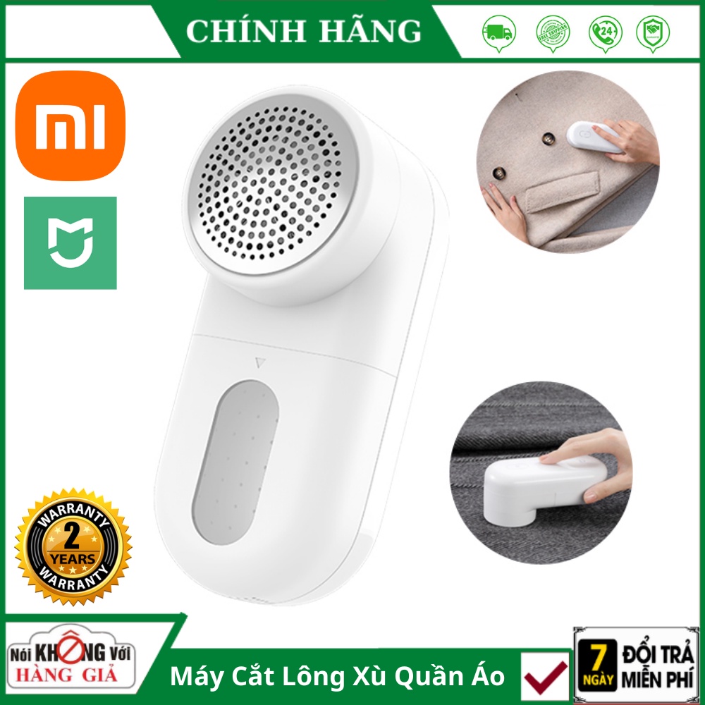 Máy cắt lông xù quần áo Xiaomi Mijia loại bỏ xơ vải , quần áo , len , mini đa năng không dây cầm tay có hút bụi