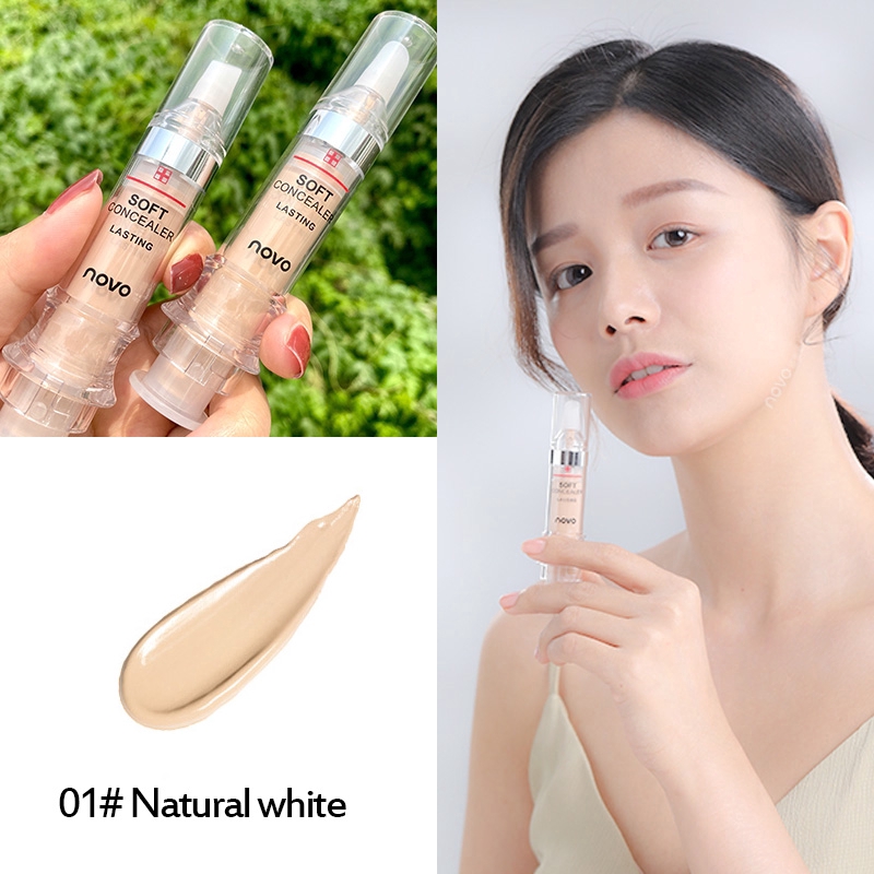 Kem che khuyết điểm Novo dạng lỏng với kem dưỡng ẩm không thấm nước để trang điểm | BigBuy360 - bigbuy360.vn