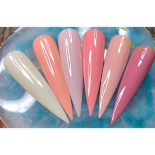 Set sơn gel mini 6 chai- tông nude - màu da (49-54)