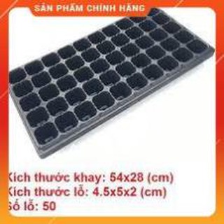 BỘ 10 KHAY ƯƠM HẠT 50 LỖ