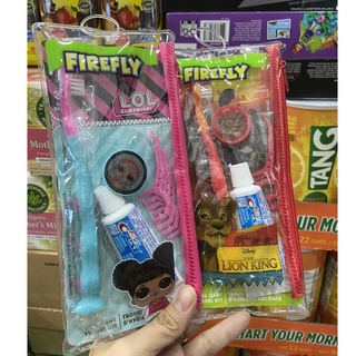 Set bàn chải FireFly + kem đánh răng Crest Kids 24g (USA)