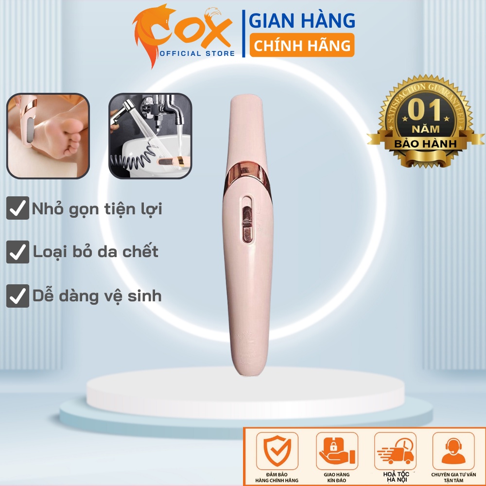 Máy Chà Gót Chân tại Nhà Tẩy Tế Bào Chết Sạc Pin Tích Điện 2 Đầu Mài