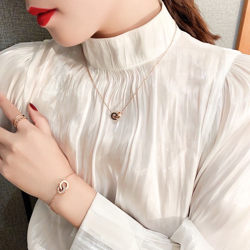 Dây chuyền titan hàng cao cấp  có hộp, vòng cổ Cartier chuẩn đẹp