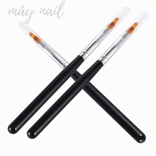 Cọ omber cán gỗ đầu dẹp