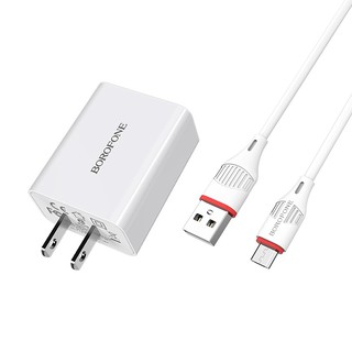 BOROFONE - Bộ Cóc Cáp Sạc Nhanh BA21 - Cổng Micro (US)