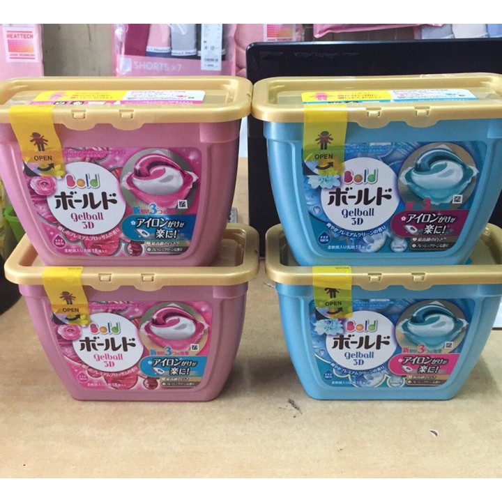 Hộp Viên Giặt GelBall - Bold 12vien 46v - Nhật