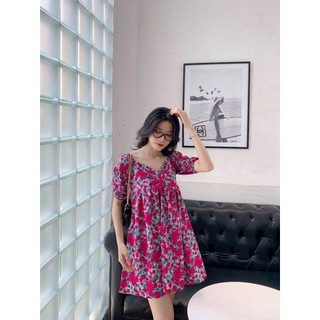 Đầm BabyDoll Hoa - Roise
