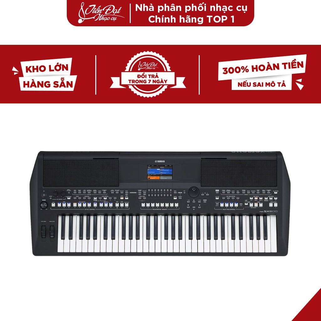 Đàn Organ Yamaha PSR-SX600 Phím Đàn Cảm Ứng Theo Lực Đánh Bộ Điều Khiển Trực Quan Âm Thanh Vượt Trội