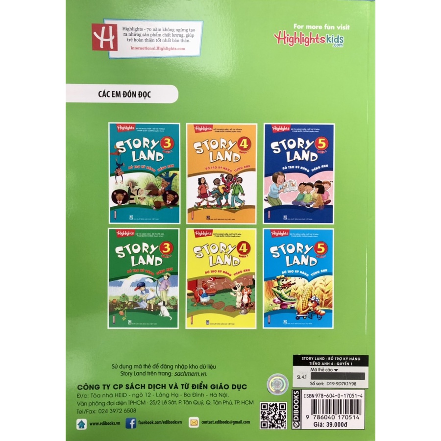 Sách - Story Land lớp 4 quyển 1