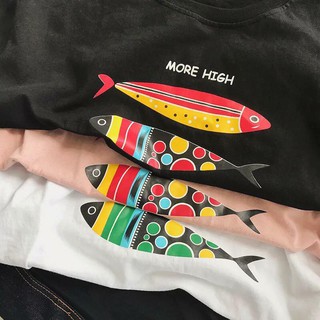 [Leona Shop]- Áo Thun Tay Lỡ Cá Mập