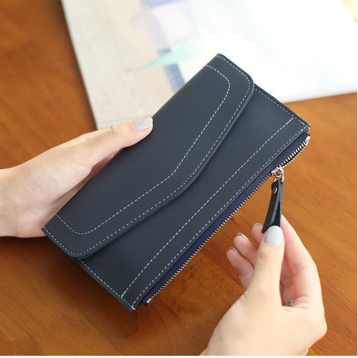 Ví Nữ Cầm Tay Basic Mỏng Nhẹ Dáng Bìa Thư Siêu Xinh V946 – Video Thật