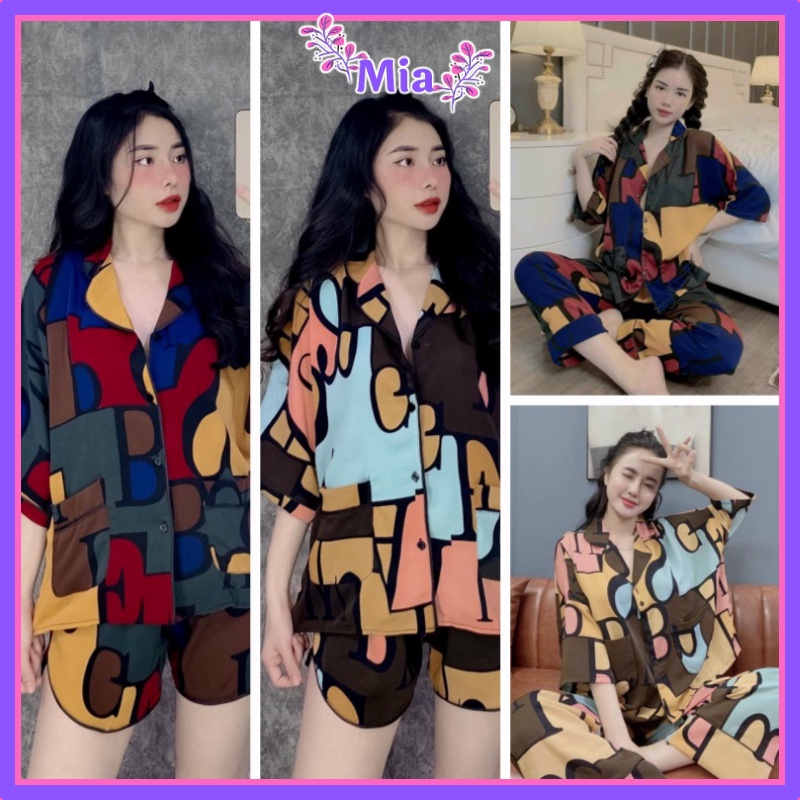 MA6 Bộ Pijama Nữ LẬP THỂ - Pyjama Lụa Mango Cánh Dơi  *MA-00-LT  #Đồ Ngủ | Đồ Bộ Nữ | Váy Ngủ Pizama `` | BigBuy360 - bigbuy360.vn