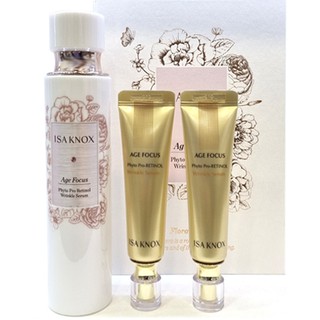 Bộ Tinh Chất Dưỡng Da Chống Lão Hóa Isa Knox Age Focus Phyto Pro Retinol Wrinkle Serum Special Set (3 Sản Phẩm)