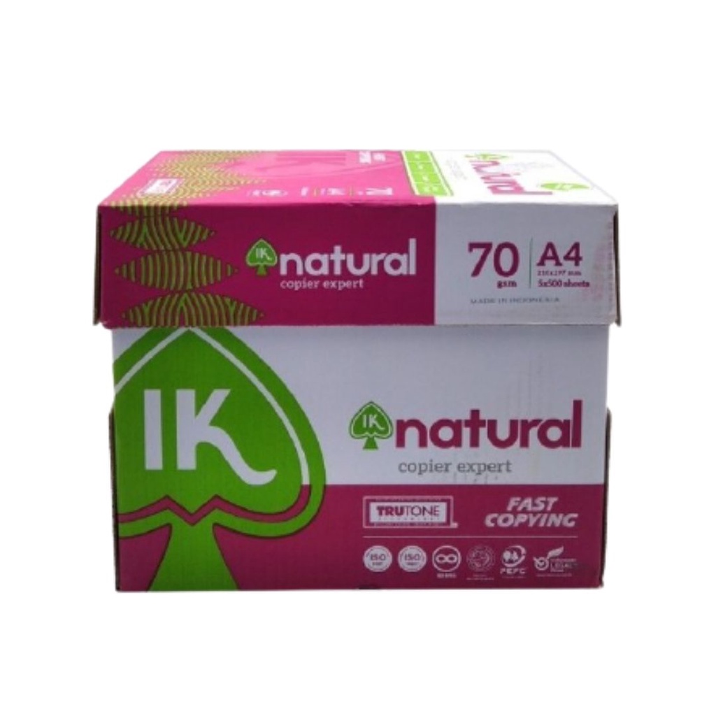 Giấy A4 IK Natural 70gsm giấy in Photo A4 giá rẻ