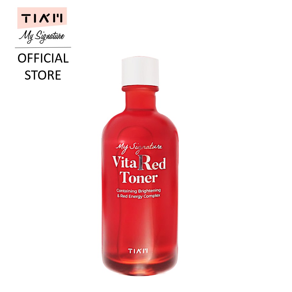 Nước Hoa Hồng Dưỡng Trắng, Se Khít Lỗ Chân Lông Tiam My Signature Vita Red Toner 130ml