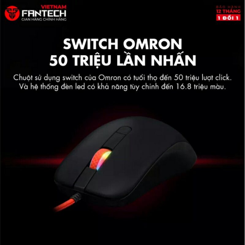 CHUỘT CHO GAME THỦ FANTECH RHASTA G10