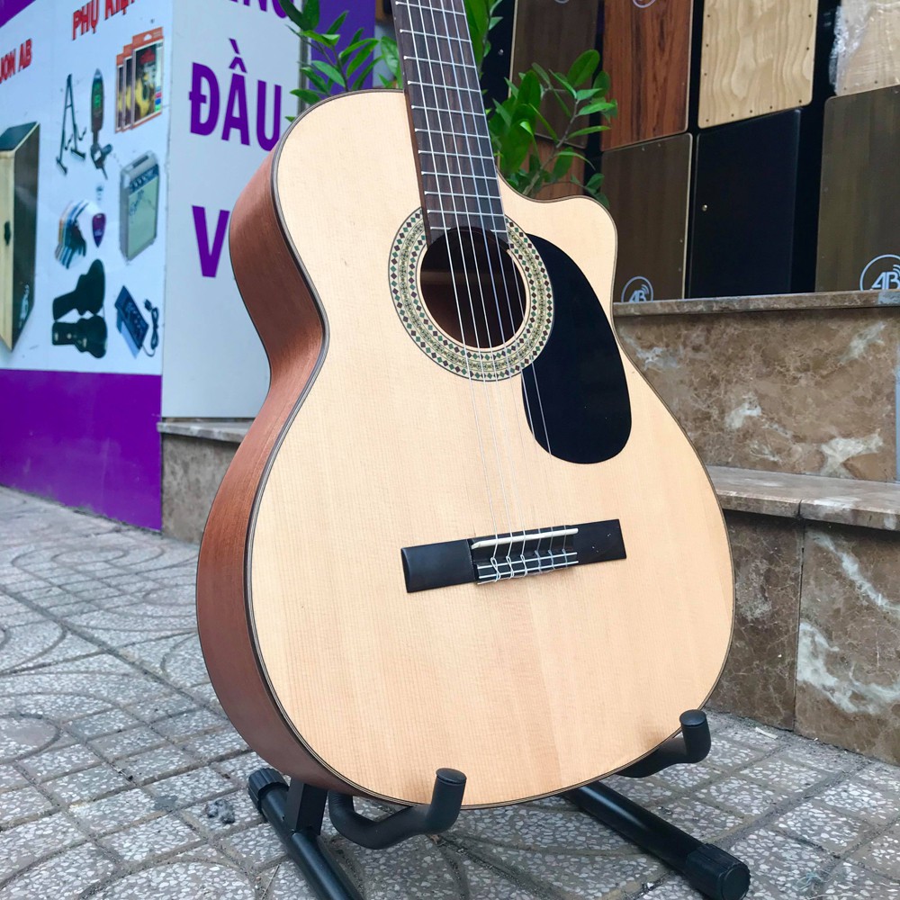 ĐÀN CLASSIC GUITAR GỖ MÁC BỒ NGUYÊN TẤM