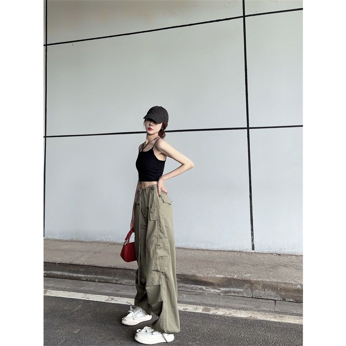 Quần Dài Phong Cách Hip Hop Mỹ Retro Hip Hop Đường Phố Bốn Mùa Mới Cho Nam Và Nữ Cl