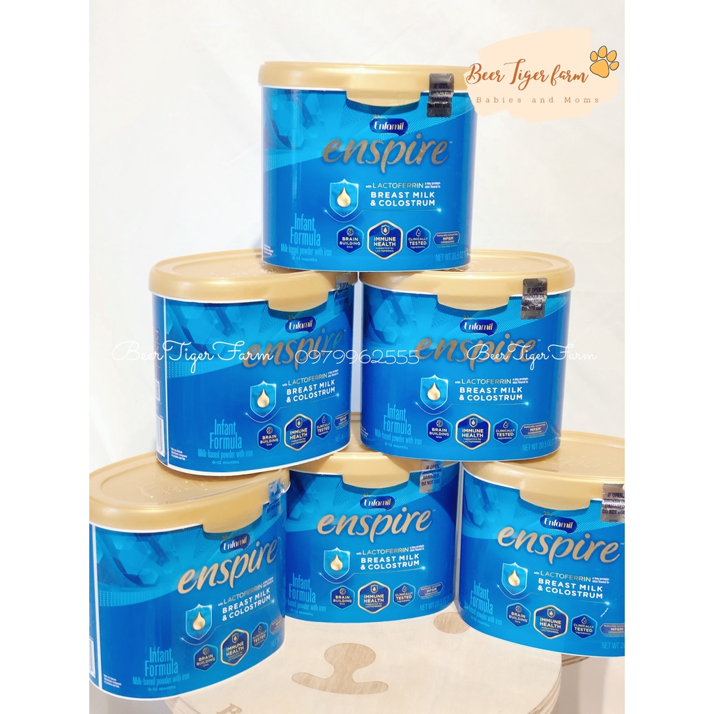 Sữa bột Enfamil Enspire Infant Formula xanh Mỹ hộp 581gr - BEERTIGERFARM