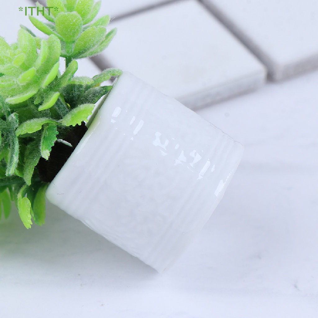 Mô Hình Bình Hoa Giả Bằng Gốm Dùng Trang Trí Nhà Búp Bê Mới