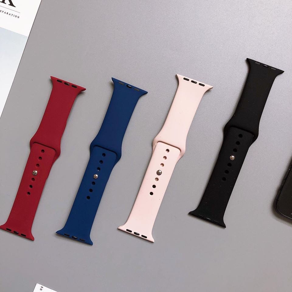 Dây Apple Watch Cao Su Sport Band Đủ Màu Dành Cho Apple Watch Series SE/6/5/4/3/2/1 38mm | 40mm | 42mm | 44mm