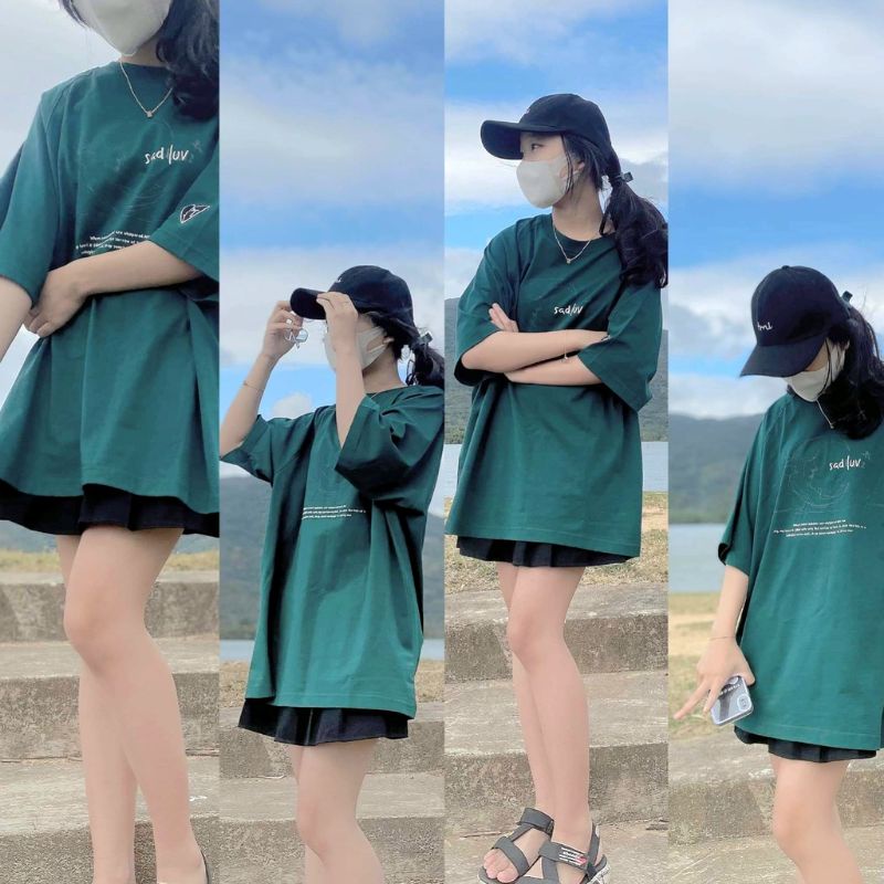 Áo thun tay lỡ Sadboiz Sadluv form rộng unisex, áo thun Sadboiz nam nữ phong cách hàn quốc chất cotton mềm mịn | BigBuy360 - bigbuy360.vn