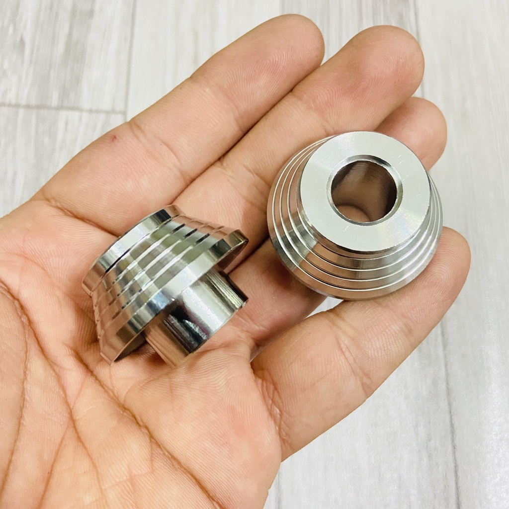BỘ CỤC CANH BÁNH TRƯỚC INOX 304 SÁNG BÓNG GẮN XE EXCITER 150, EXCITER155, ĐỒ CHƠI XE MÁY GIÁ SỈ