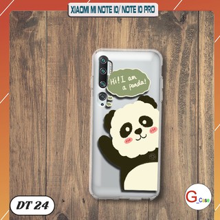 Ốp lưng xiaomi mi note 10/ mi note 10 pro dẻo trong in hình
